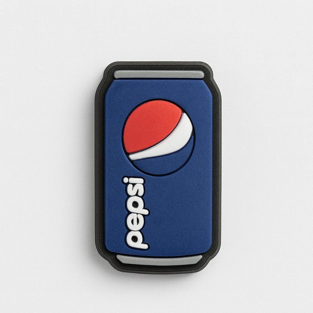 Pepsi Soda Can Shoe Charm | Fits Crocs | Blue Drink Jibbitz Style Accessory